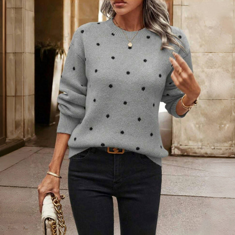 Damski Sweter Casual Dzianinowy
