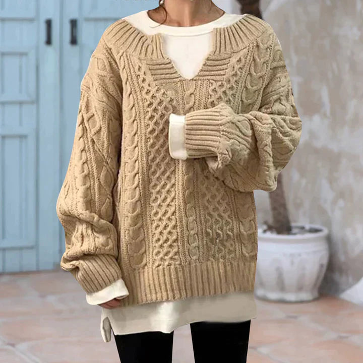 Un elegante jersey de textura suave para un look sofisticado