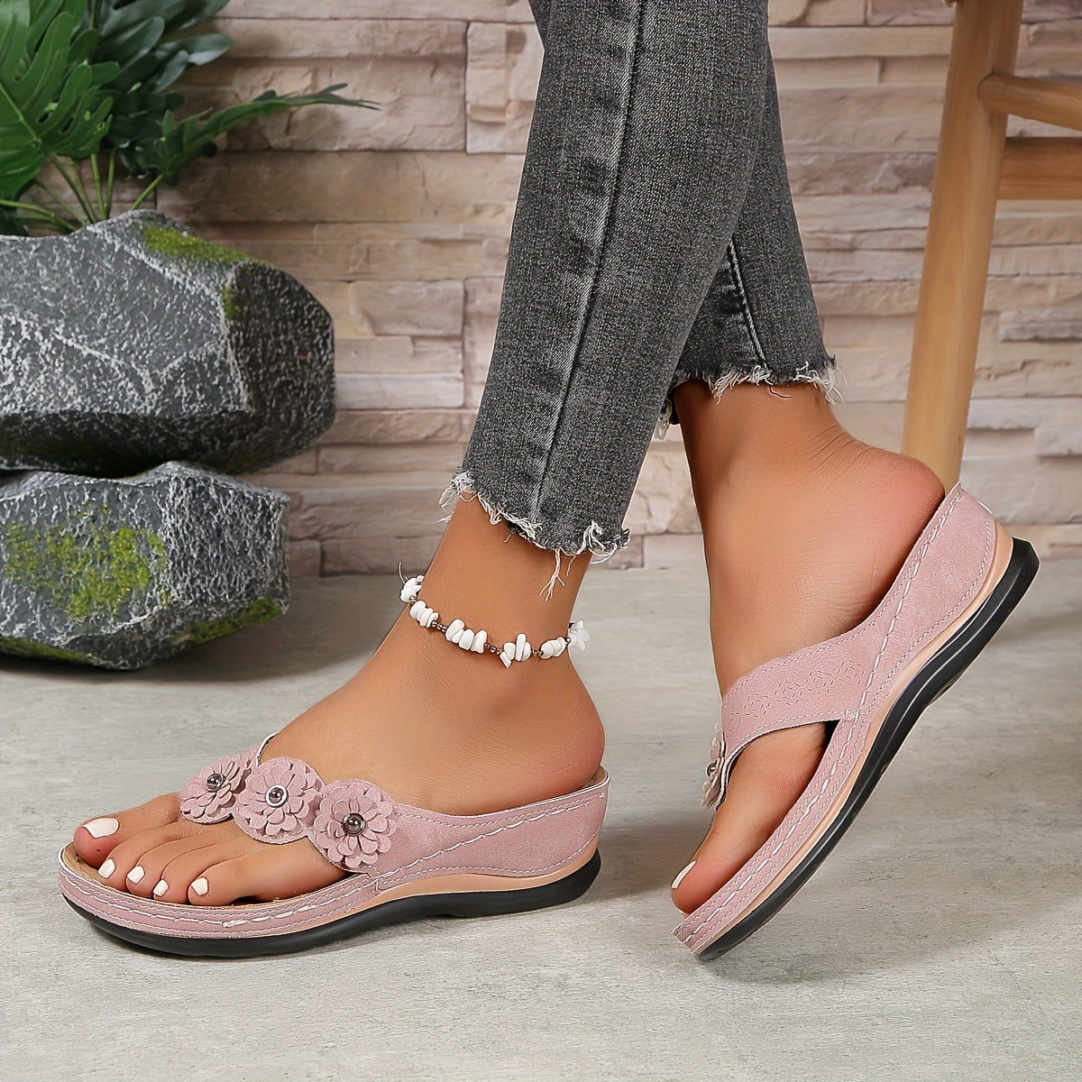 Trudy® | Sandalias elegantes y cómodas con tiras florales