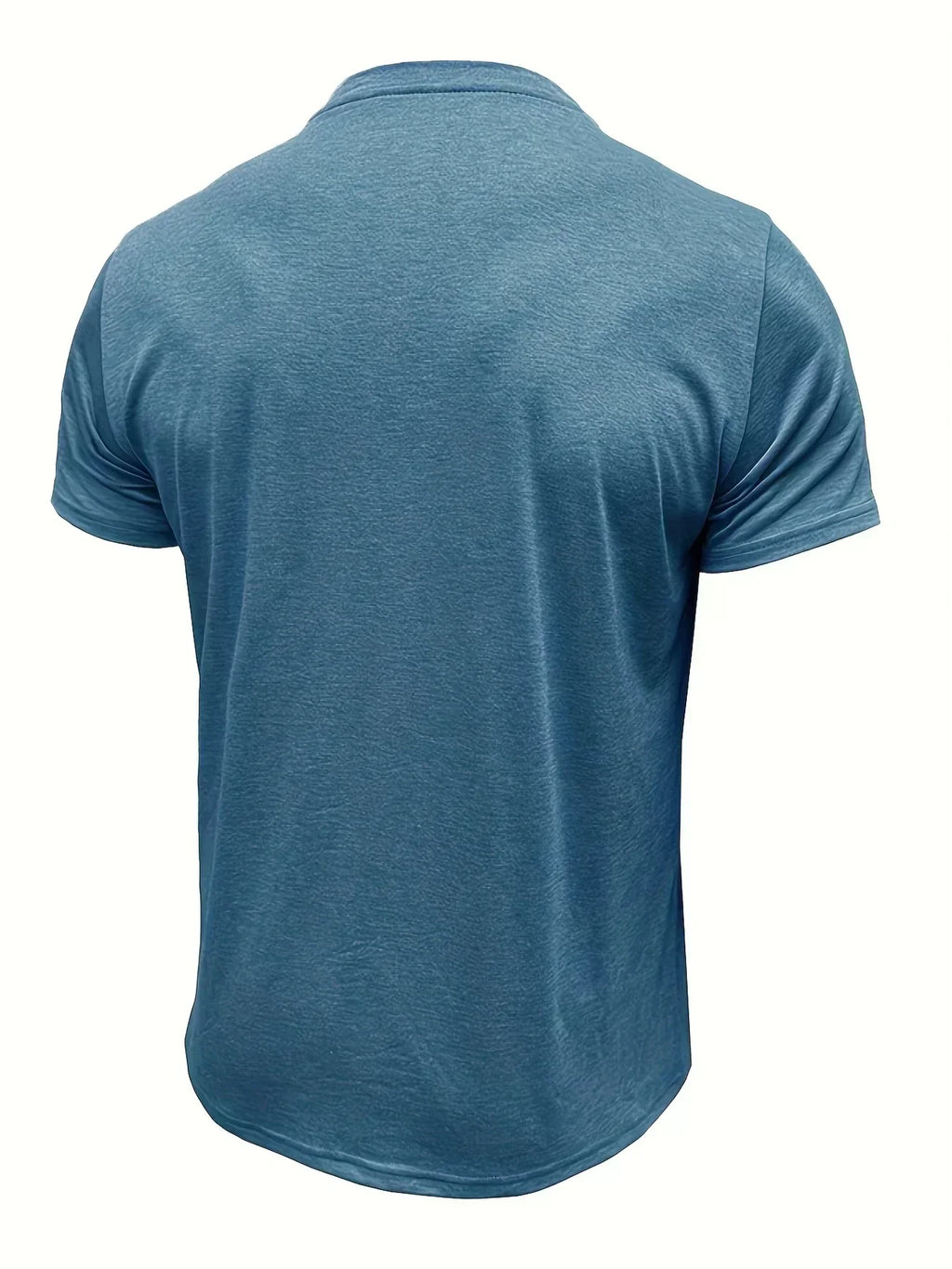 Męska Koszulka Henley Guzikami