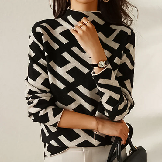 Elegante jersey de punto con detalles de estilo: perfecto para cualquier ocasión