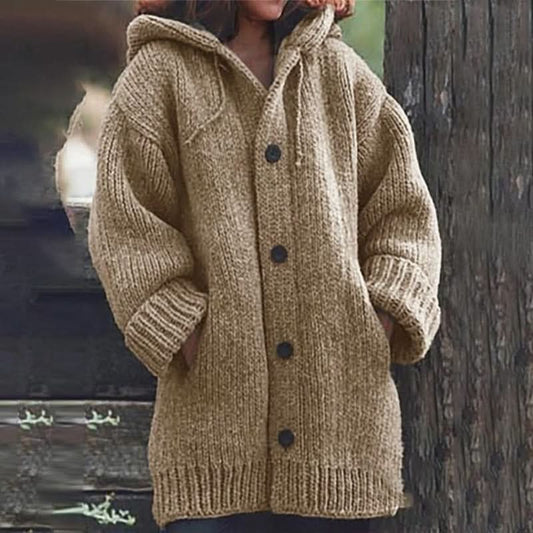 Opulento, acogedor y moderno abrigo de invierno para mujer