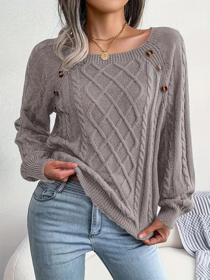 Natalie | jersey informal con escote redondo