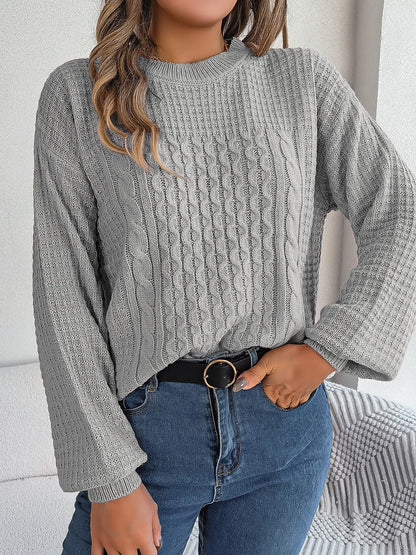 Zerina Sweater | Jersey de punto por cable para mujer