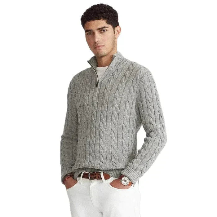 Yelko Sweater | Jersey casual de hombre con media cremallera