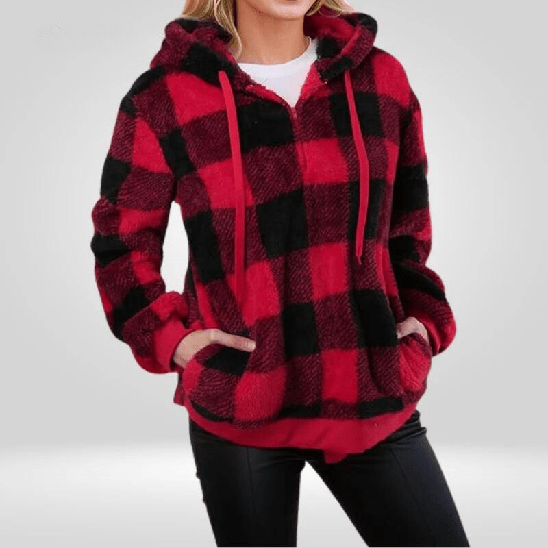 Sudadera informal con capucha para mujer