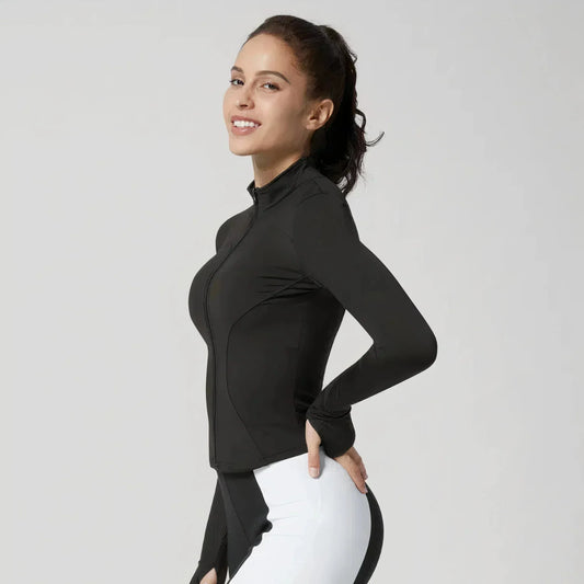 Heidi-Mode | Chaqueta deportiva activa ceñida al cuerpo