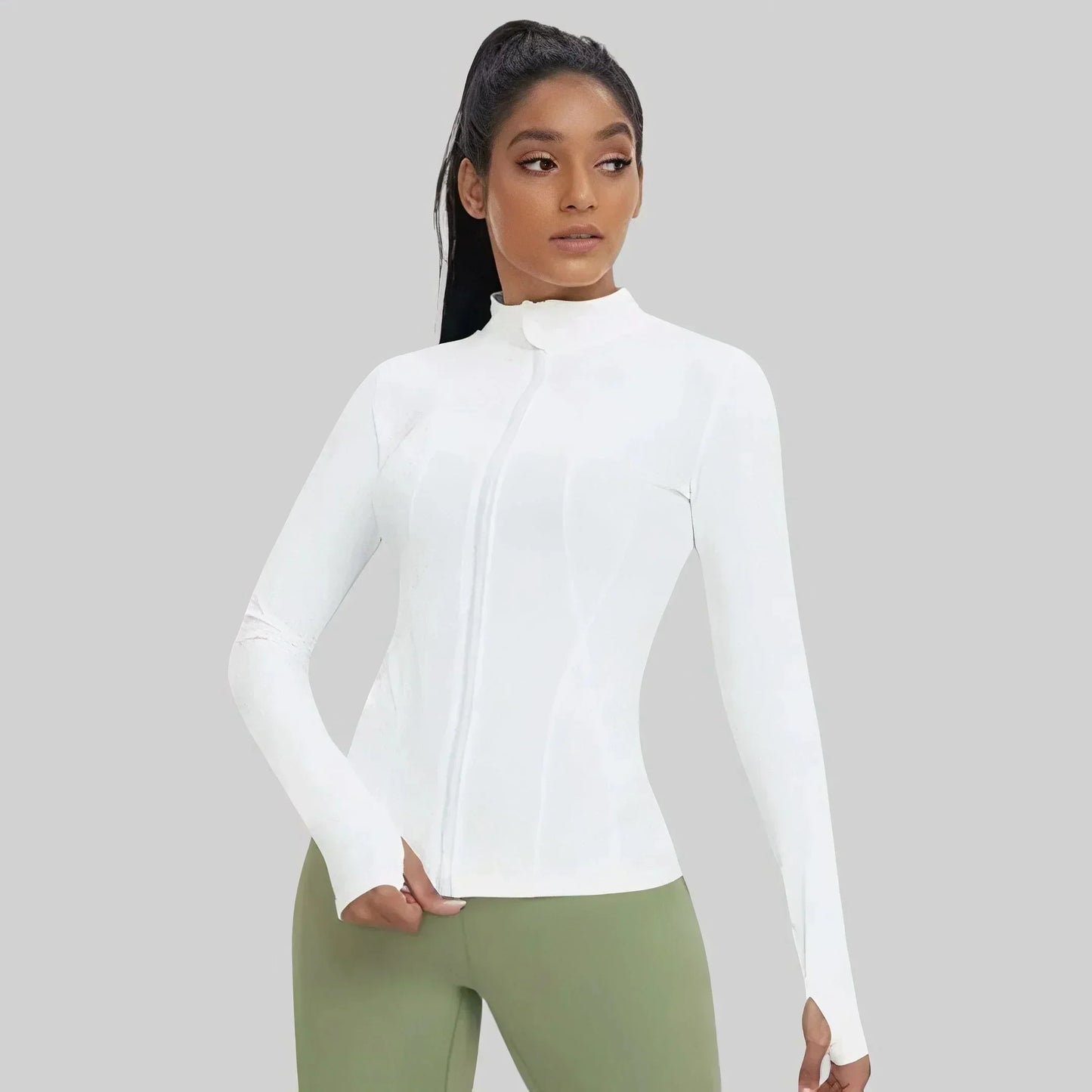 Heidi-Mode | Chaqueta deportiva activa ceñida al cuerpo