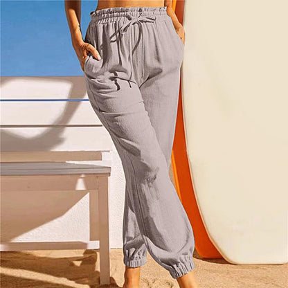 Emma | Pantalones Jogging Aireados con Cordón | Comodidad y Libertad | Tejido Suave