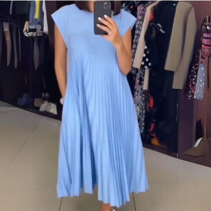 Vestido plisado ligero y elegante
