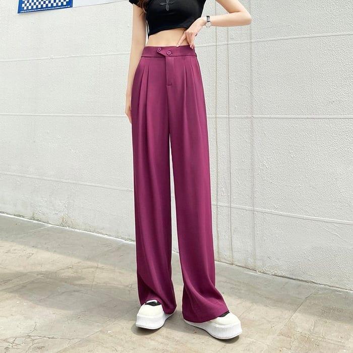 Pantalones de pierna ancha