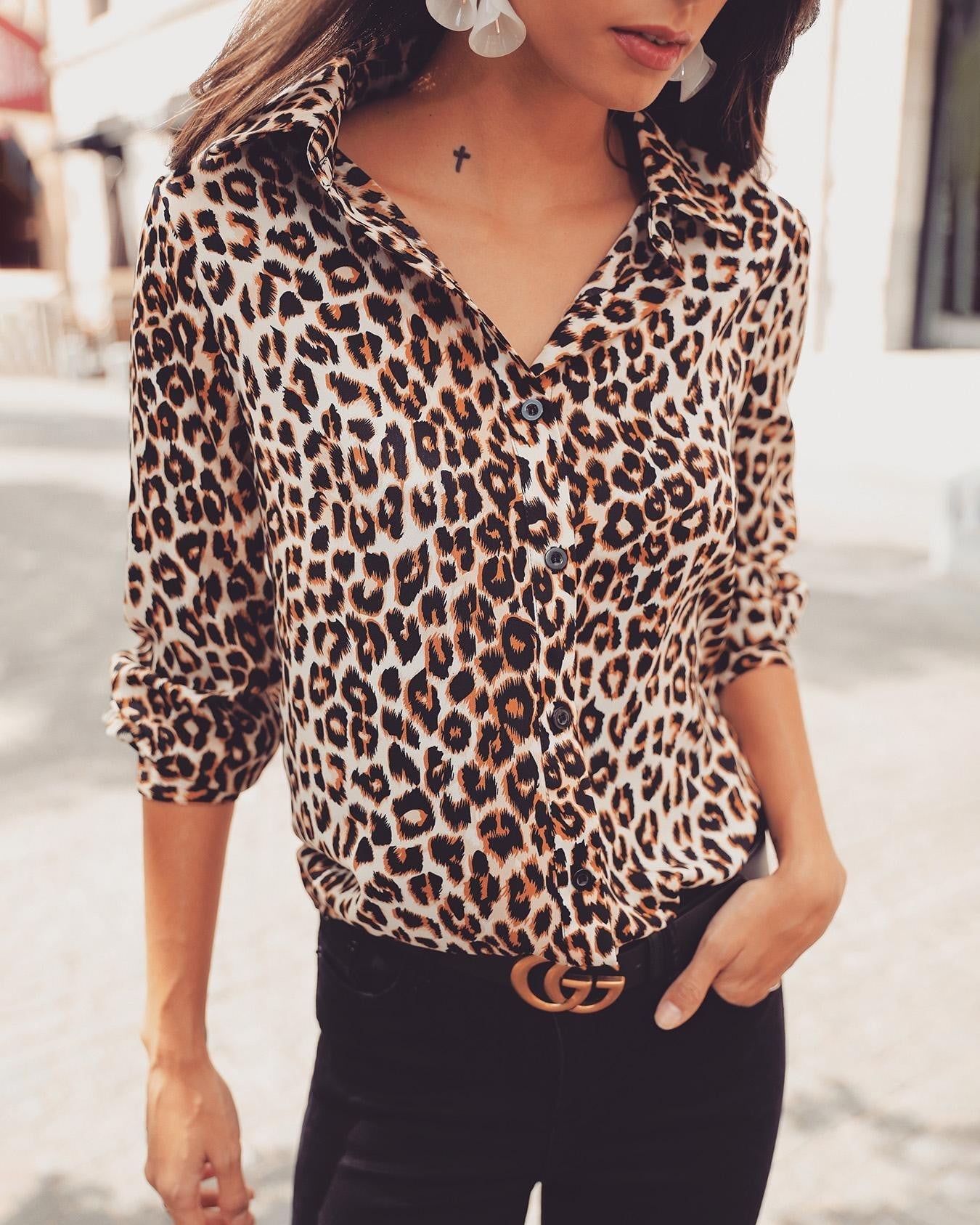 LEONA| Blusa de leopardo