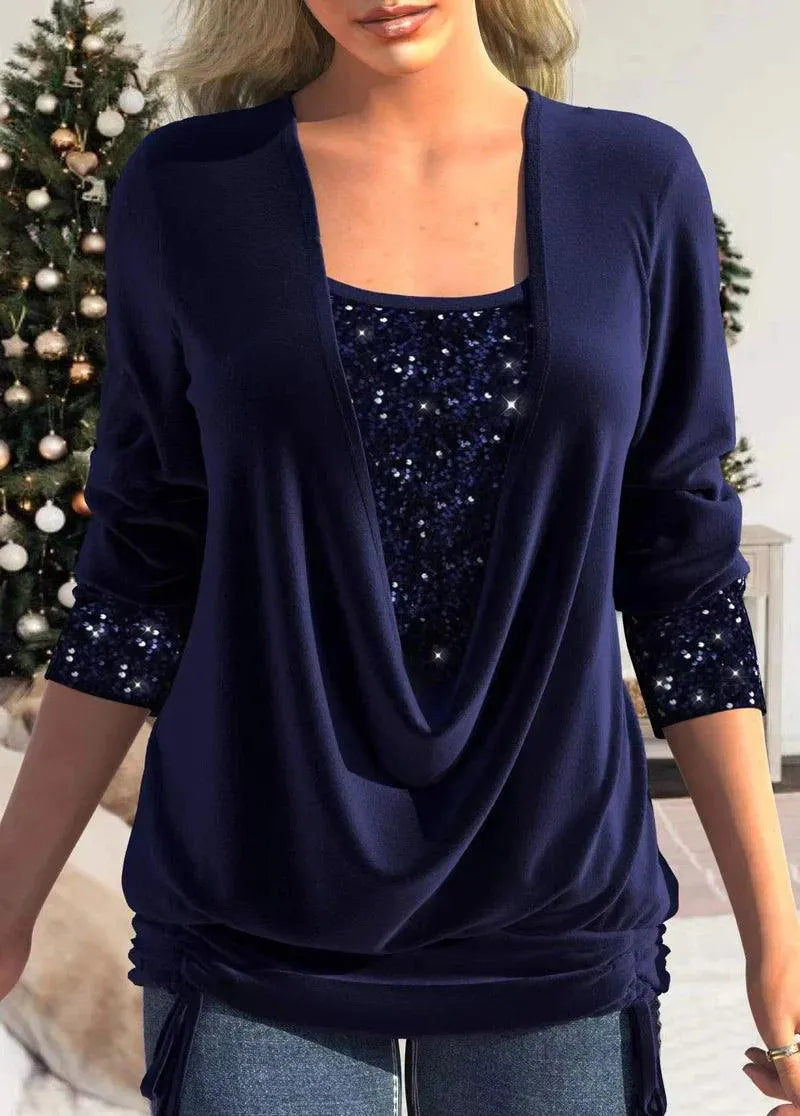 Blusa | Colección Glamour | Detalles brillantes | Perfecta para eventos formales e informales