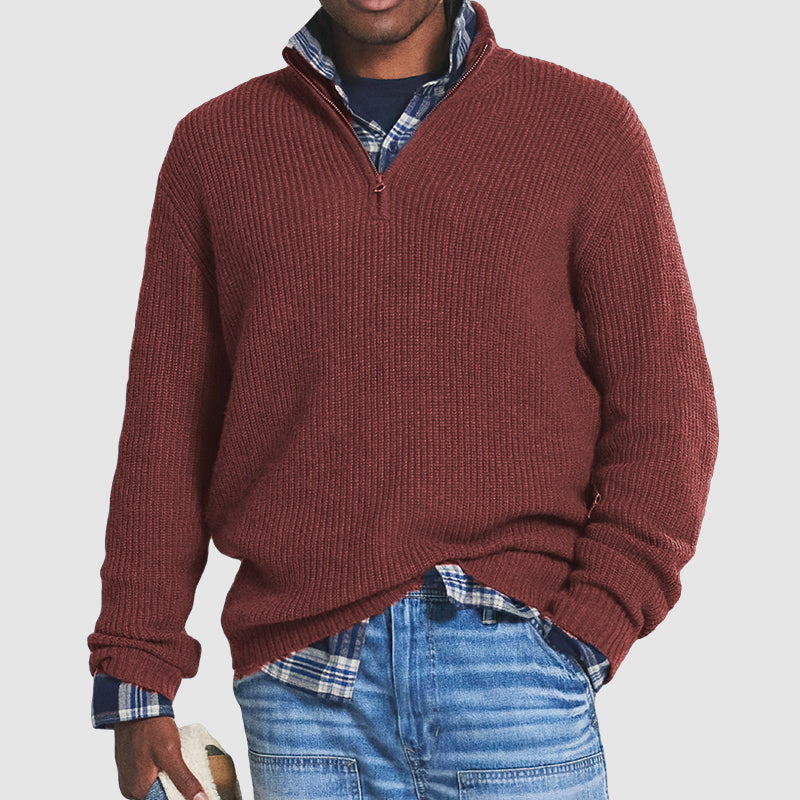 Xylas Sweater | Jersey casual de cachemira para hombre