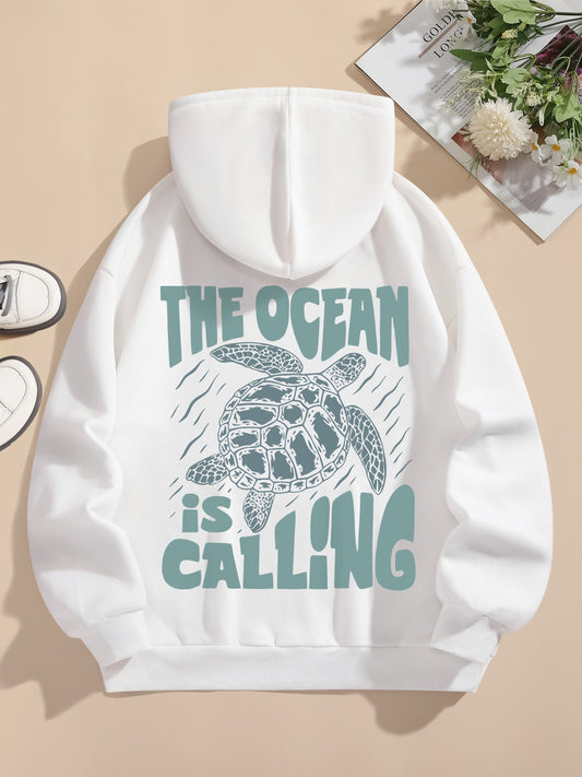 Sudadera con capucha Elisa | Sweat Pullover con estampado en la espalda y capucha para mujer Perfecta para el día a día