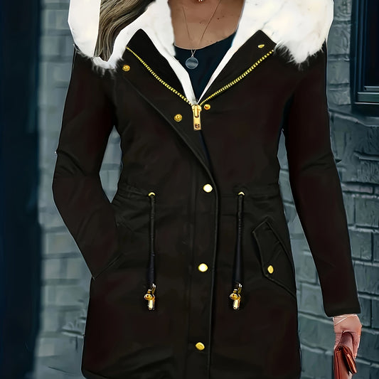 Lotte | Chaqueta casual con capucha y piel sintética