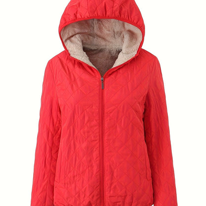 Emma | Chaqueta acolchada con cremallera y capucha