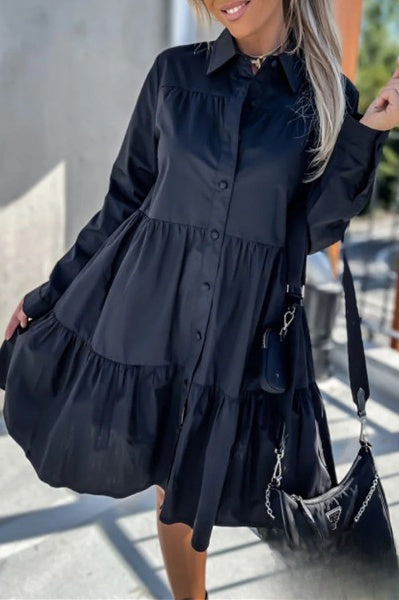 Evelyn-vestidos-dama-con-hebilla-fija-y-cuello-vuelto