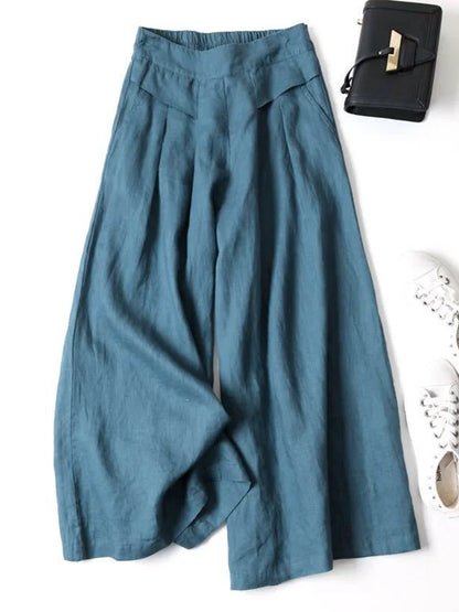 Pantalones anchos para mujer