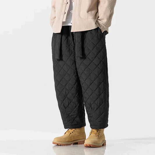 Juris- Pantalones de chándal térmicos acolchados gruesos