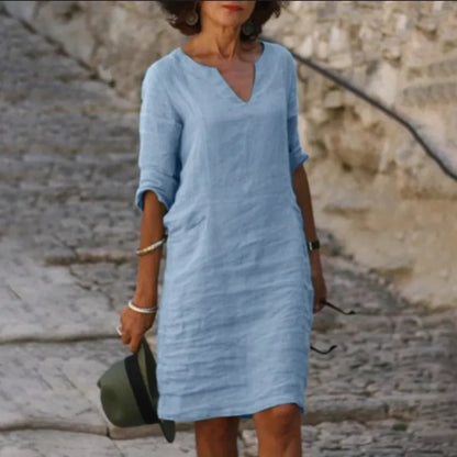 Vestidos con cuello en V para mujer