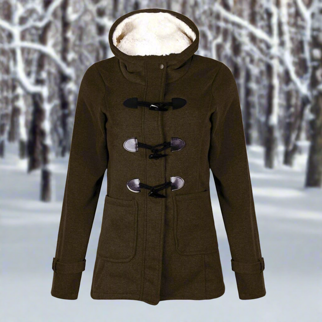 Chaqueta con capucha para mujer, acogedora, moderna y funcional