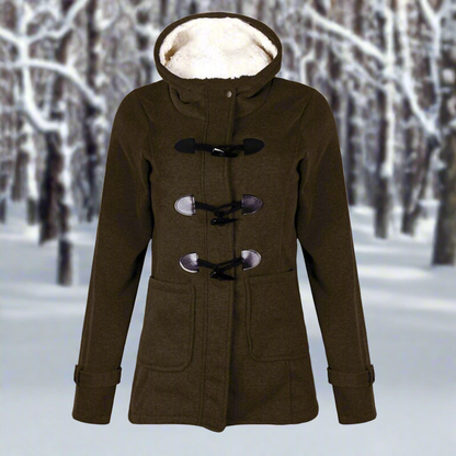 Chaqueta con capucha para mujer, acogedora, moderna y funcional