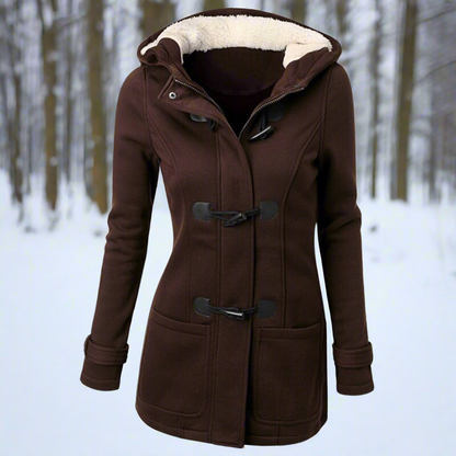 Chaqueta con capucha para mujer, acogedora, moderna y funcional