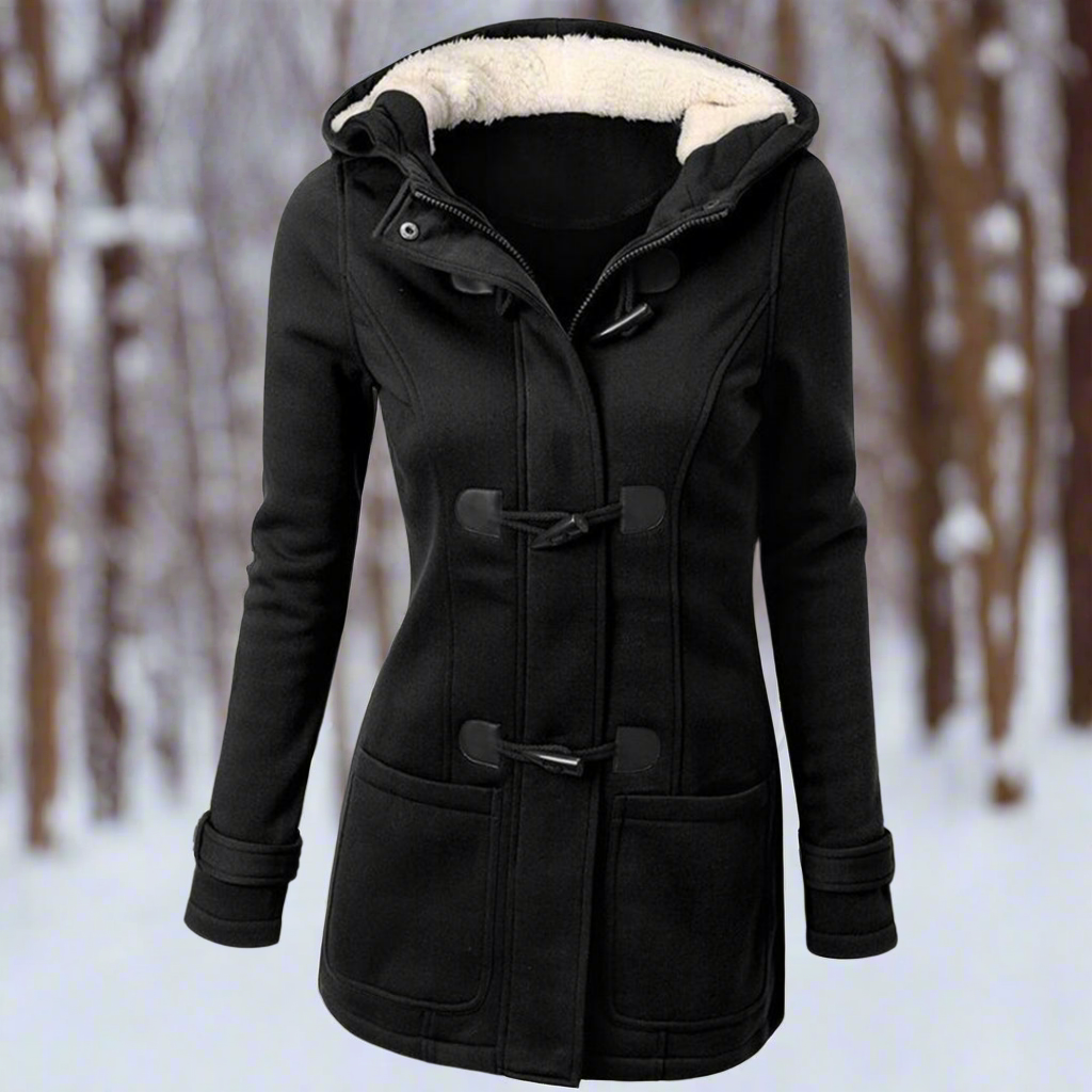 Chaqueta con capucha para mujer, acogedora, moderna y funcional