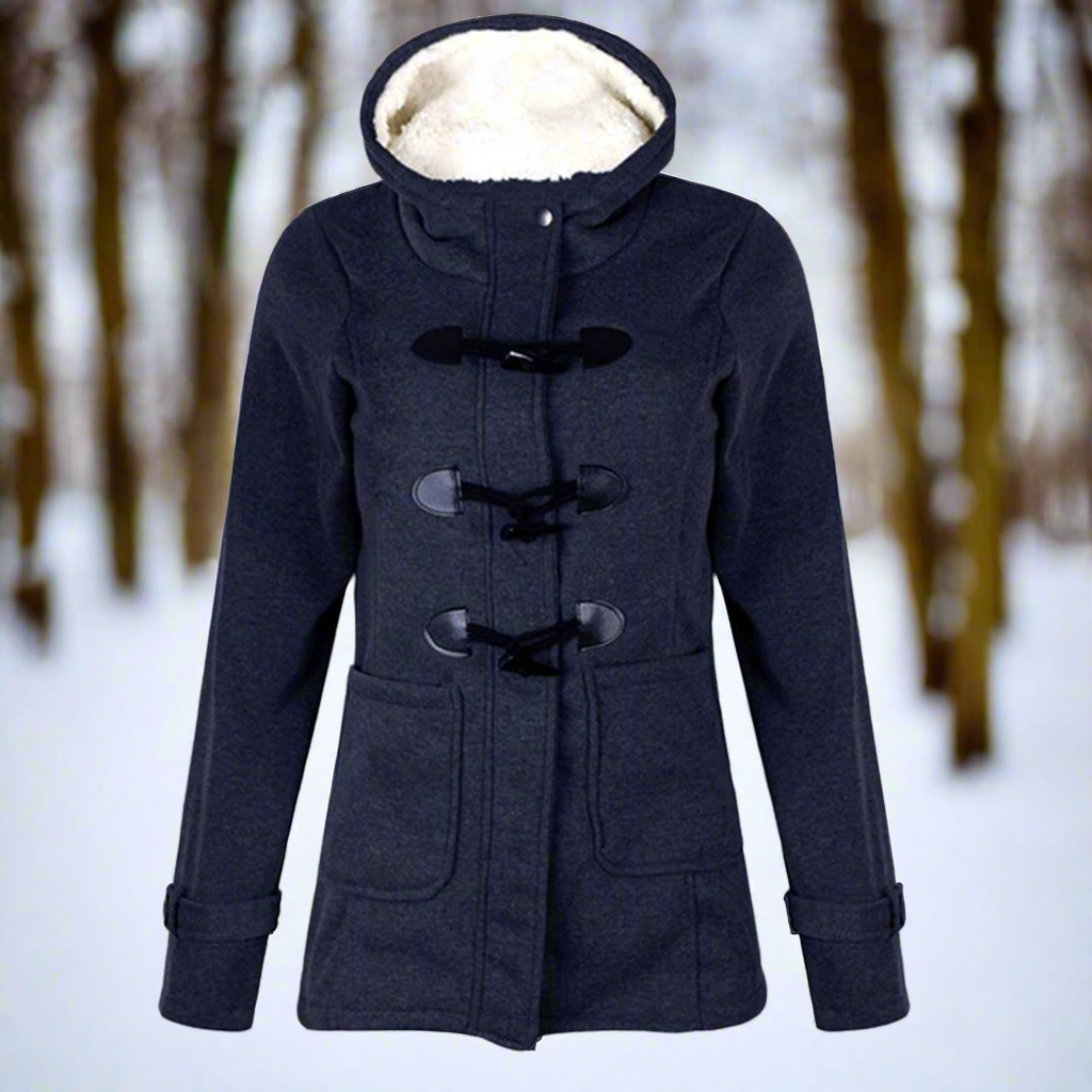 Chaqueta con capucha para mujer, acogedora, moderna y funcional