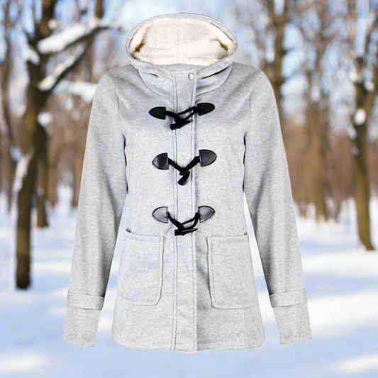 Chaqueta con capucha para mujer, acogedora, moderna y funcional