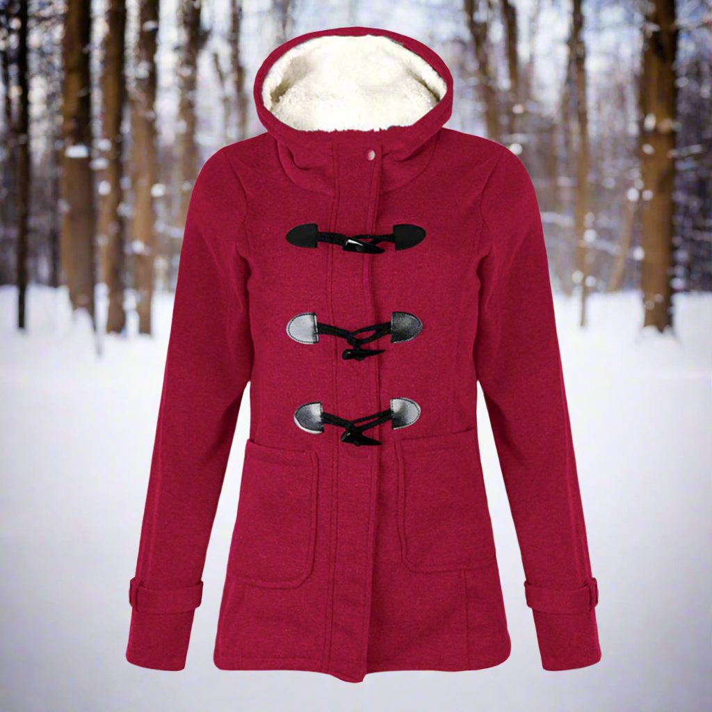 Chaqueta con capucha para mujer, acogedora, moderna y funcional