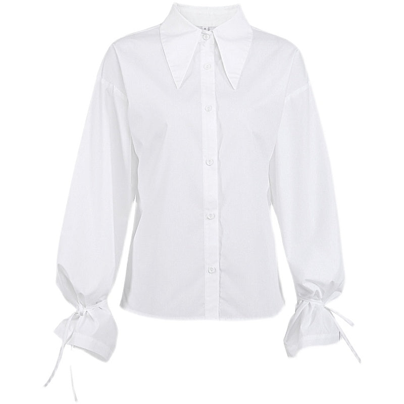 Karen | Blusa blanca informal a la moda