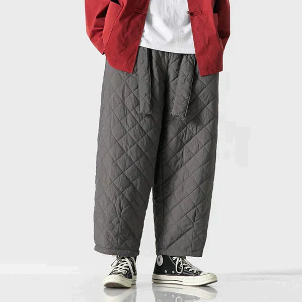Juris- Pantalones de chándal térmicos acolchados gruesos