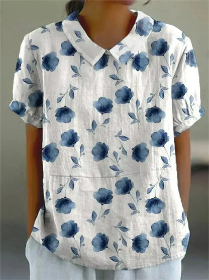 CM | Blusa de mujer con estampado floral
