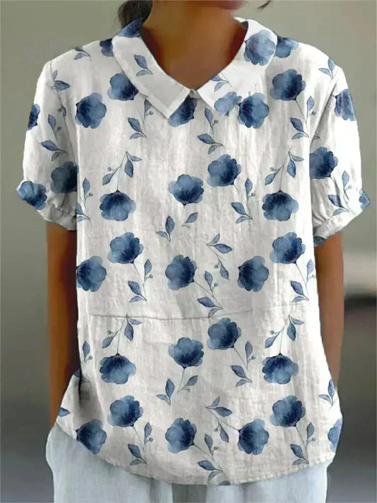 CM | Blusa de mujer con estampado floral