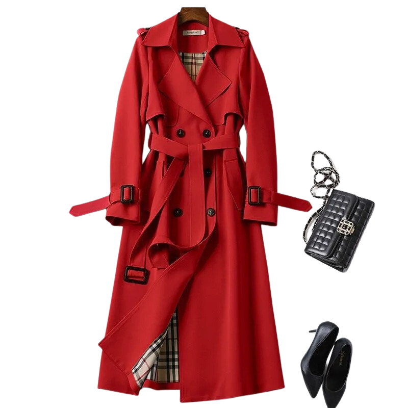 Elegante gabardina para mujer