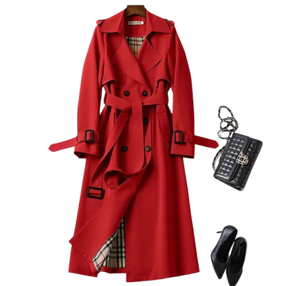Elegante gabardina para mujer