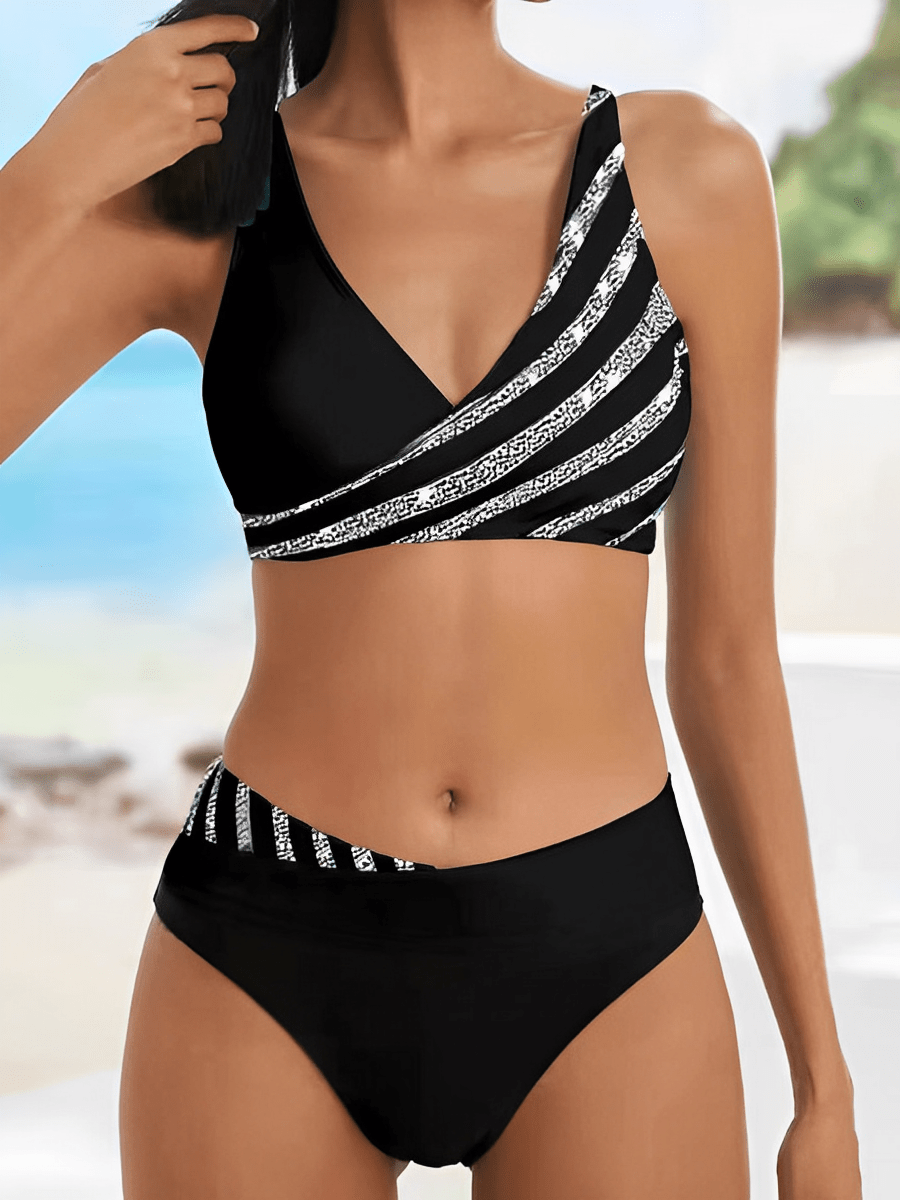 Ami - Bikini de lujo a rayas para el verano