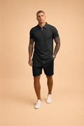 Męski Komplet Polo Zip