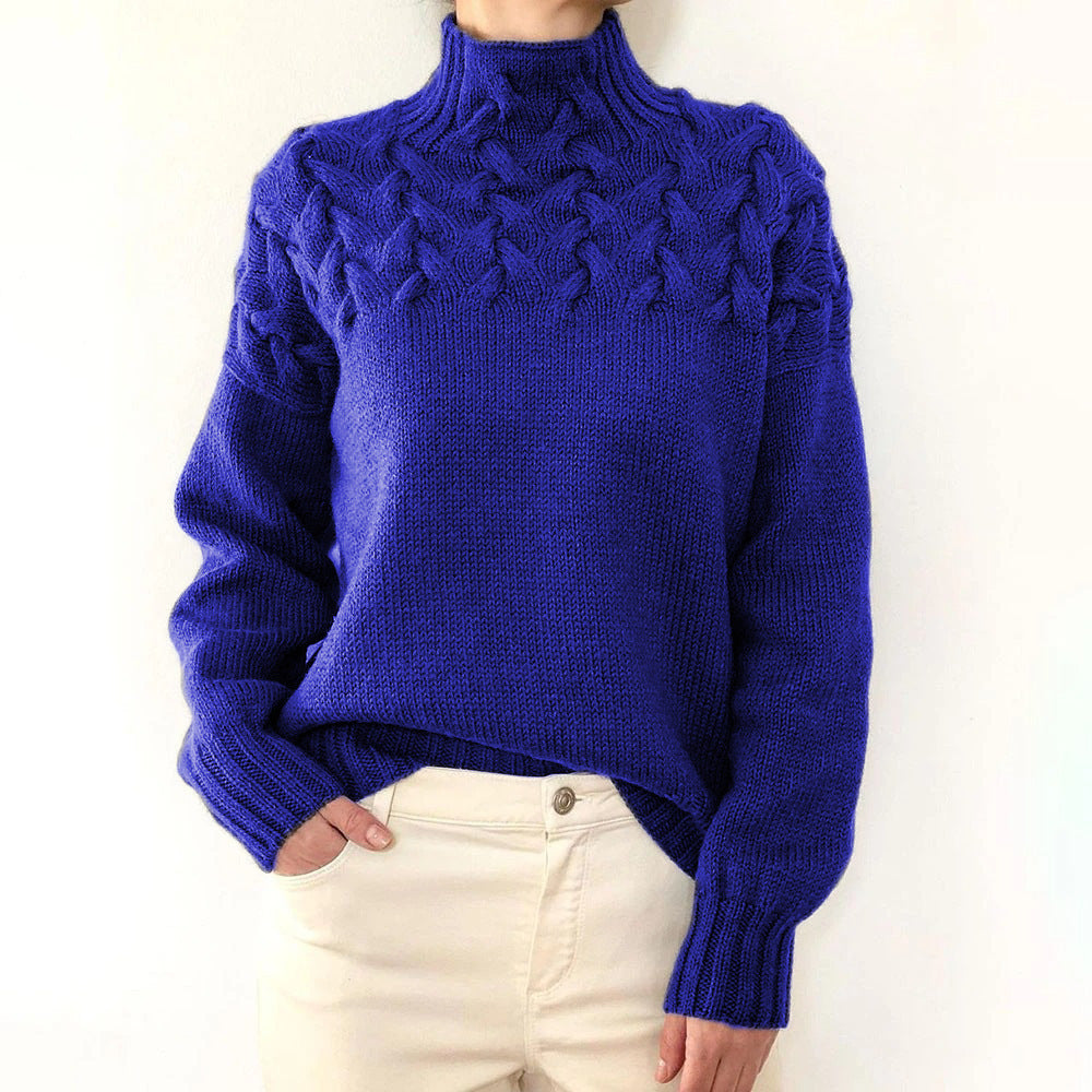 Risa | Jersey de punto de cuello alto