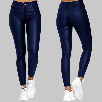 Pantalón de piel ChicFlex Slim