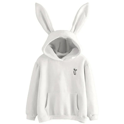 Pera | sudadera de mujer con capucha y orejas de conejo