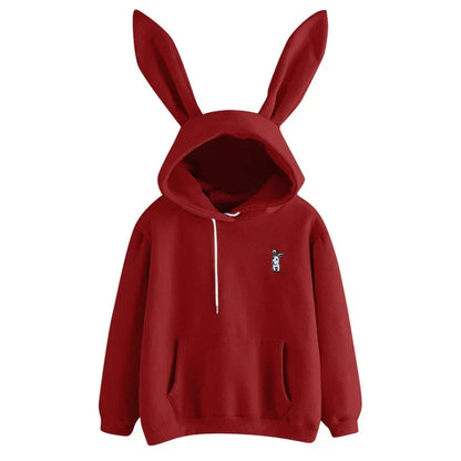 Pera | sudadera de mujer con capucha y orejas de conejo