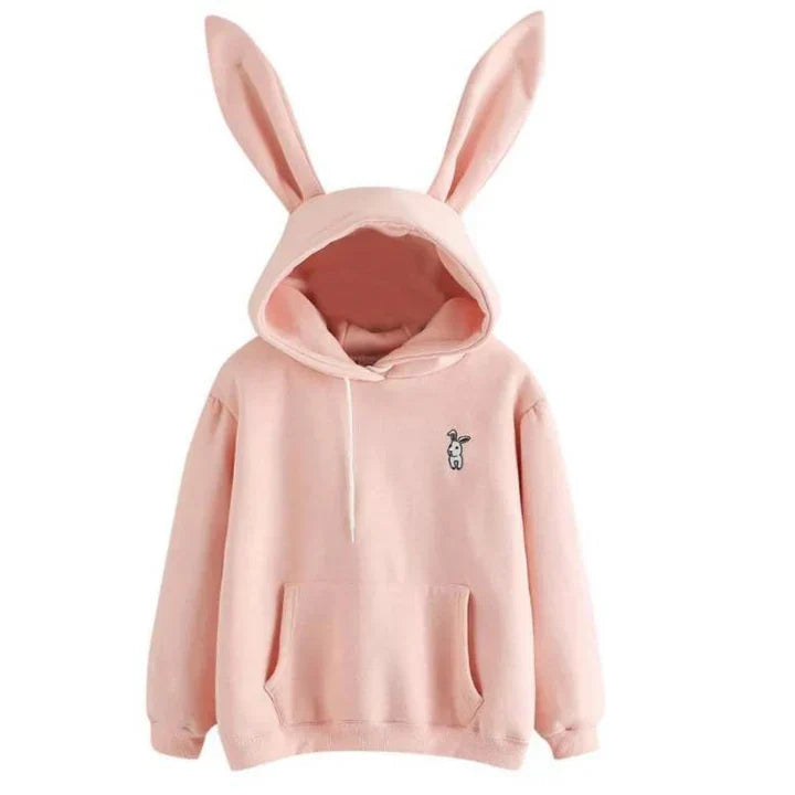 Pera | sudadera de mujer con capucha y orejas de conejo