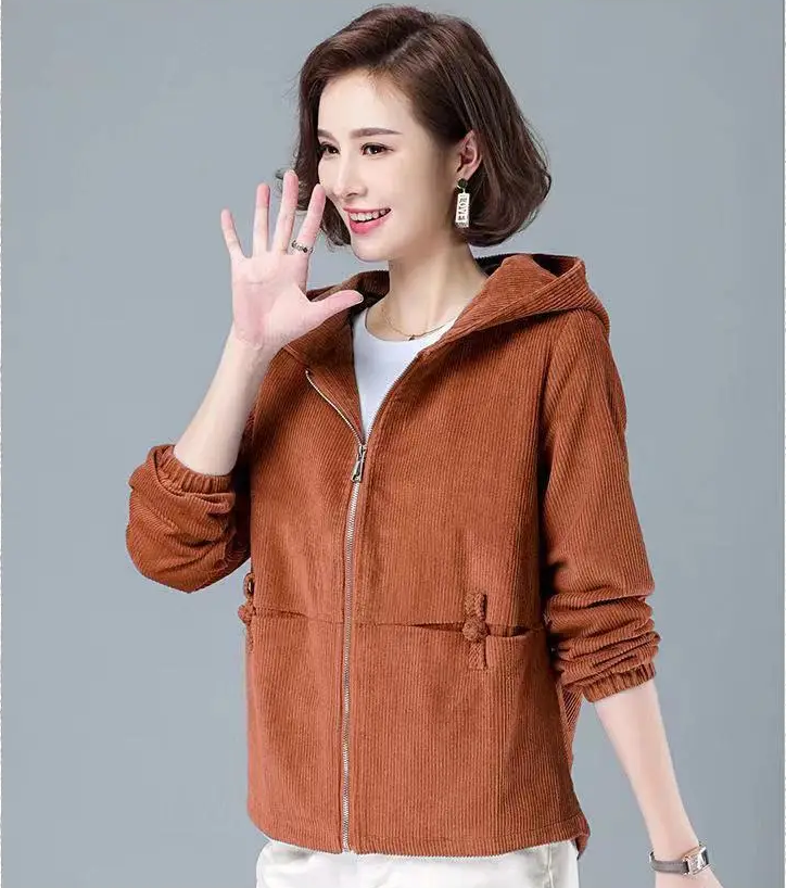 Chaqueta con cremallera para mujer