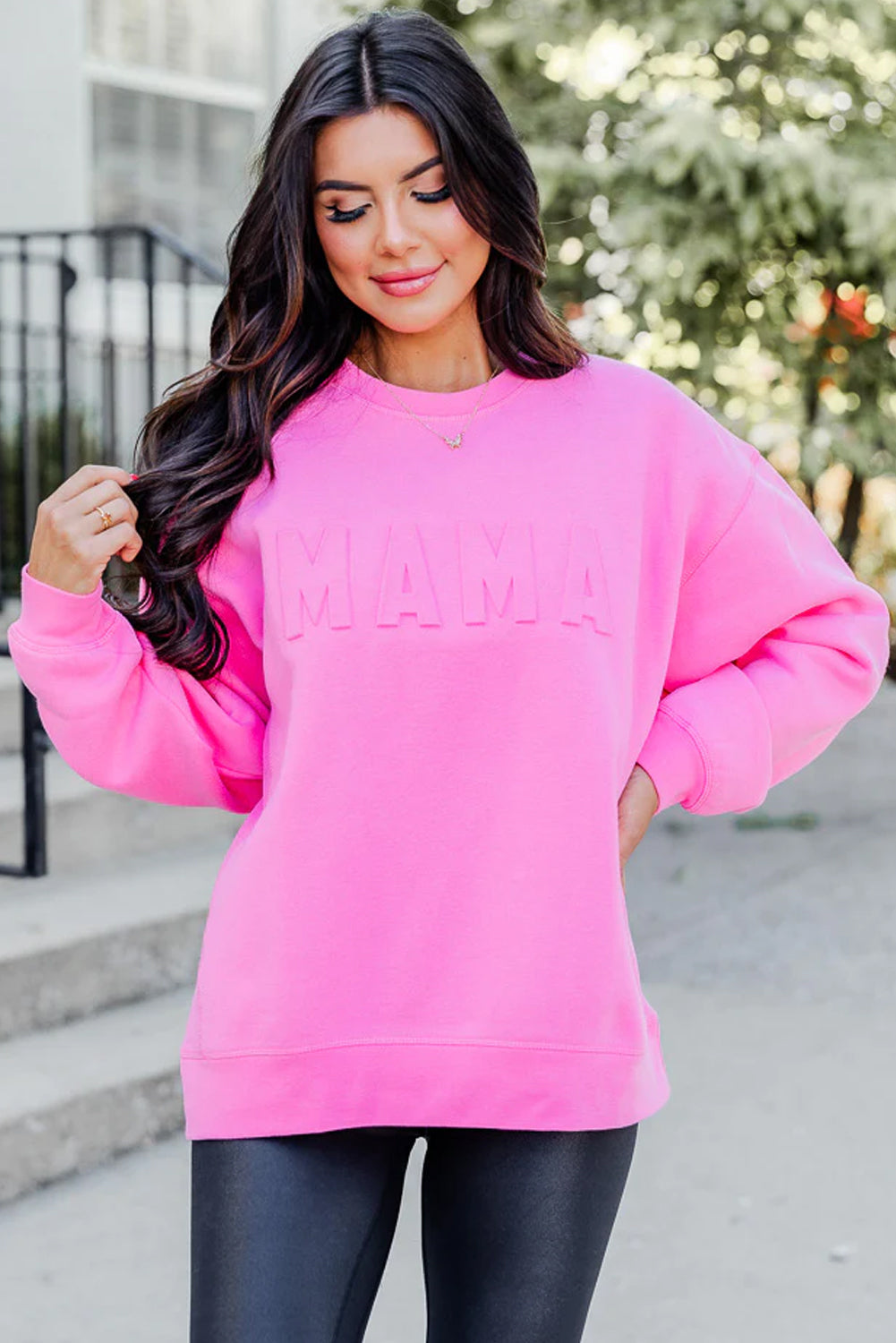 Nereida | Llamativa sudadera con letras en relieve