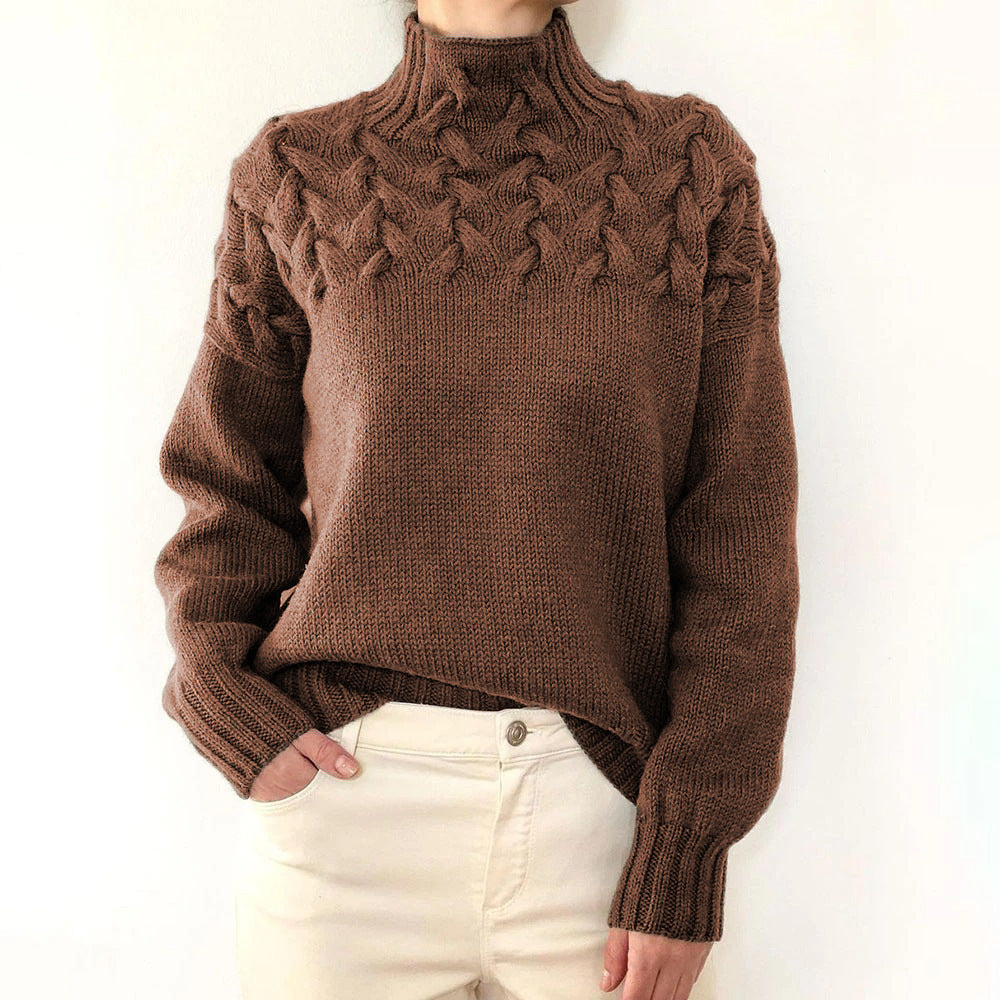 Risa | Jersey de punto de cuello alto