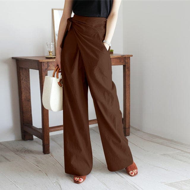 Elaine - Elegante pantalón de cintura alta