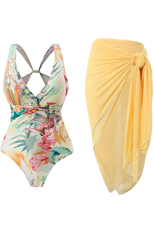 Conjunto de bikini glamuroso y fresco